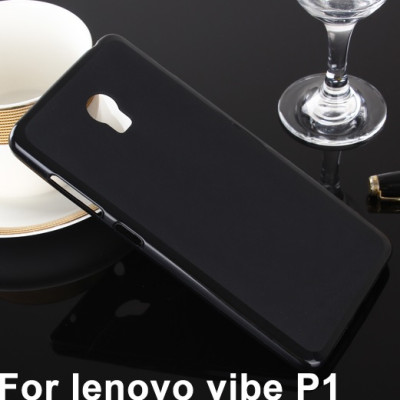 Силиконови гърбове Силиконови гърбове за Lenovo Силиконов гръб ТПУ мат за Lenovo Vibe P1 P1a42 / Lenovo Vibe P1 Pro / Lenovo Vibe P1 Turbo черен